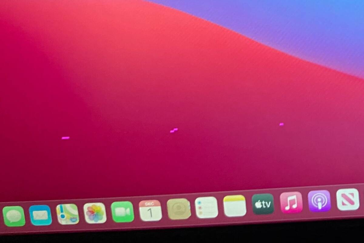 Pixelfehler bei Mac Mini mit M1-Chip